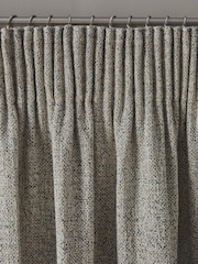 Natural Next Bobble Texture Pencil Pleat Lined Curtains - Image 4 of 5
