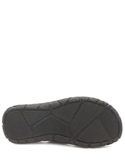 Pavers Brown Grippy Cross Strap Mule Sandals - Image 6 of 6