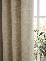 Cortinas de ilhós de textura aconchegante - Imagem 4 de 6