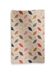 Multi Leaf Cut Velvet Eyelet Lined Curtains - Image 8 of 8