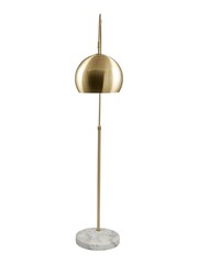 Pacific Gold Feliciani Brushed Metal And Marble Floor Lamp - Image 2 of 4