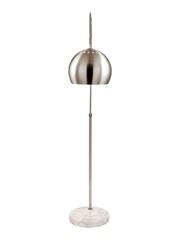 Pacific Silver Feliciani Brushed Metal And Marble Floor Lamp - Image 2 of 4