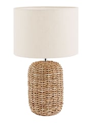 Pacific Natural Acer Woven Tall Table Lamp - Image 2 of 4