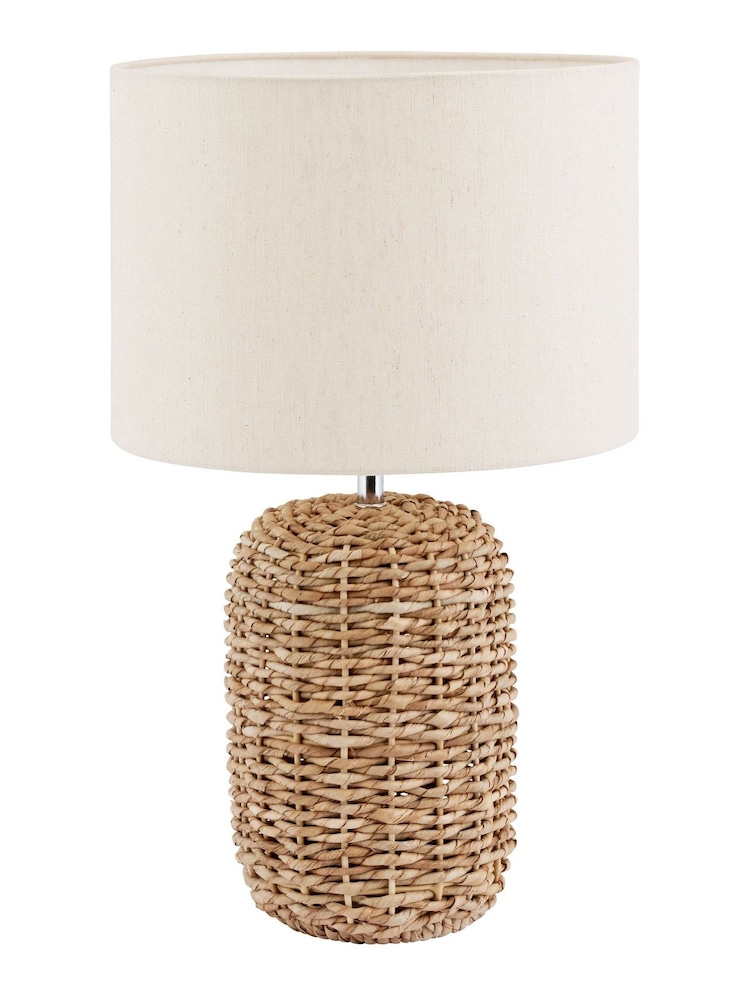 Pacific Natural Acer Woven Tall Table Lamp - Image 2 of 4