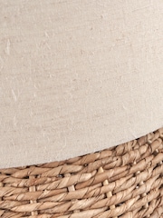 Pacific Natural Acer Woven Small Table Lamp - Image 4 of 4