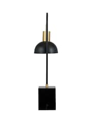 Pacific Matt Black Mayfair Domed Task Table Lamp - Image 3 of 4