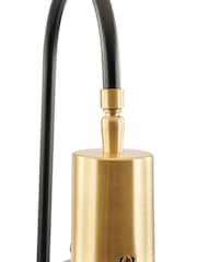 Pacific Matt Black Mayfair Domed Task Table Lamp - Image 4 of 4