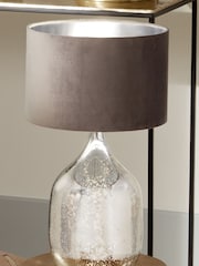 Pacific Silver Stellar Mercurial Glass Dual Light Table Lamp - Image 1 of 4