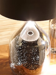 Pacific Silver Stellar Mercurial Glass Dual Light Table Lamp - Image 3 of 4