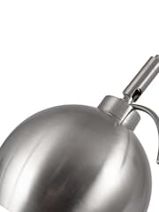 Pacific Silver Feliciani Brushed Metal And Marble Task Lamp - Image 4 of 4