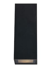 Pacific Dark Grey Acer Metal Square Outdoor Dual Wall Light - Image 2 of 4