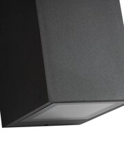 Pacific Dark Grey Acer Metal Square Outdoor Dual Wall Light - Image 4 of 4