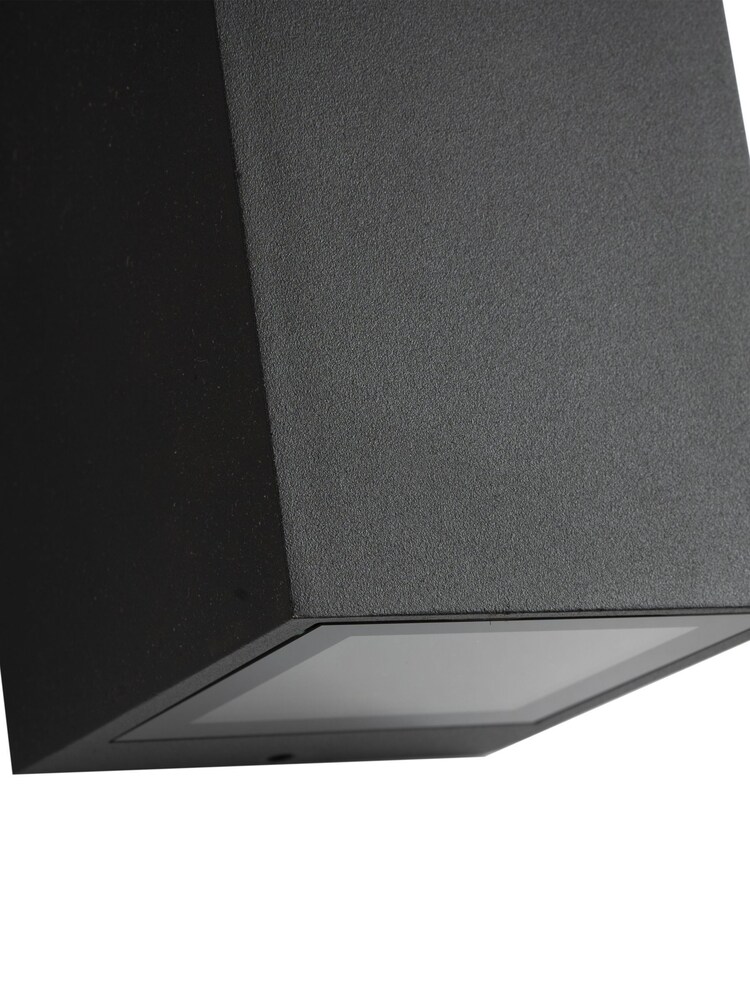 Pacific Dark Grey Acer Metal Square Outdoor Dual Wall Light - Image 4 of 4
