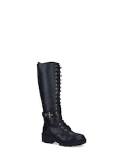 Carvela Boulder Knee High Black Boots - Image 4 of 4