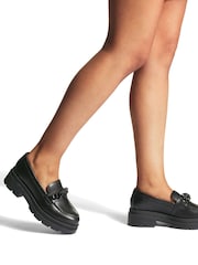 Kurt Geiger London Chelsea Chunky Black Loafers - Image 5 of 5