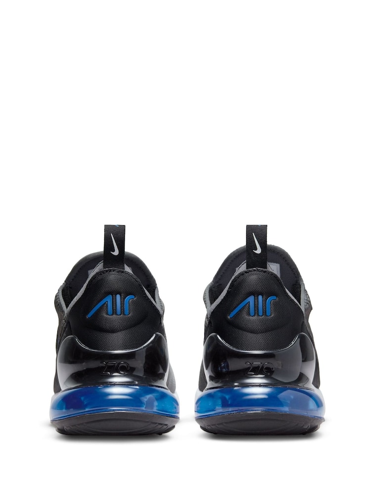Czarny/niebieski - Nike Air Max 270 Trainers - Image 6 of 10