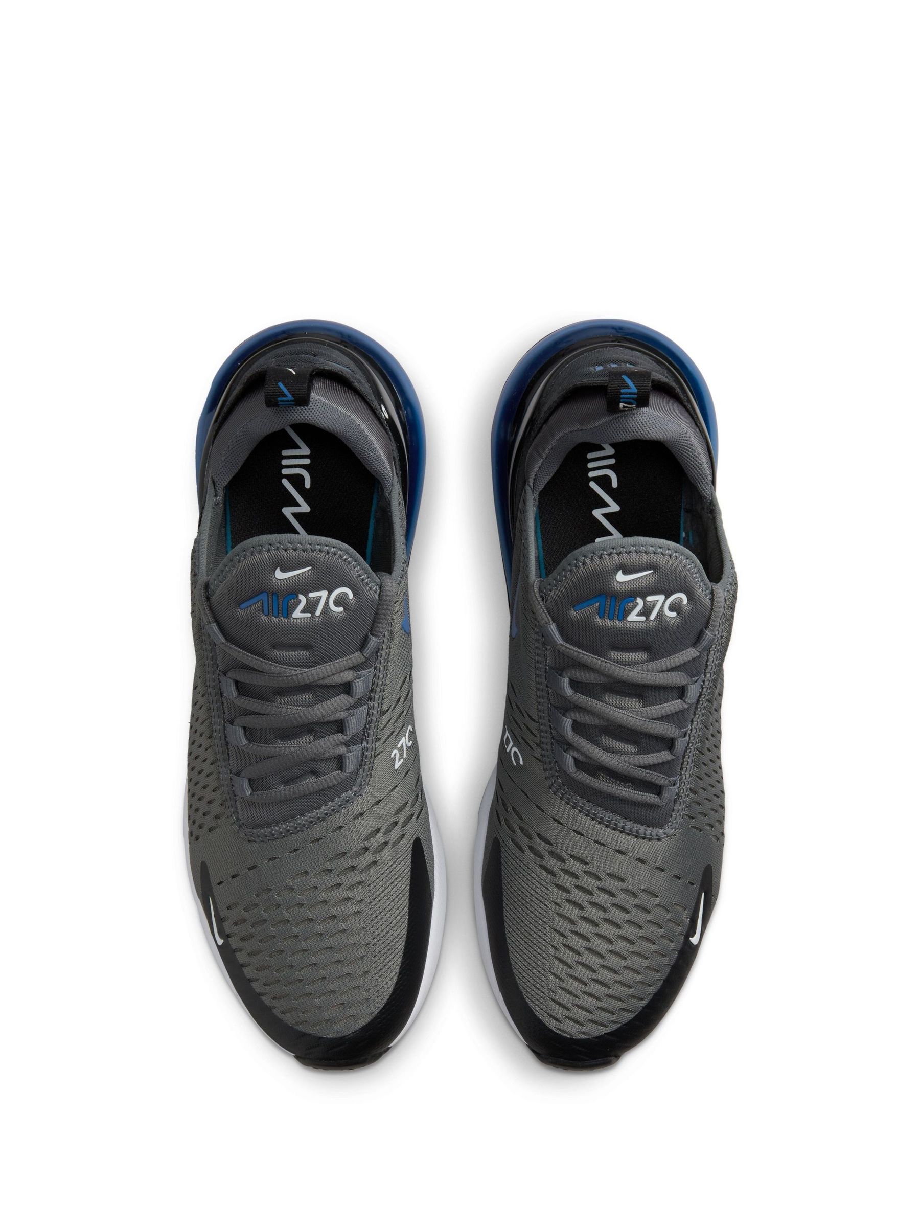 Black and grey nike 270 shop