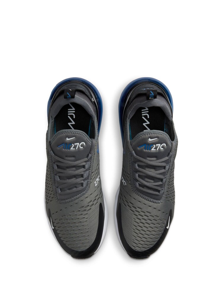 Czarny/niebieski - Nike Air Max 270 Trainers - Image 7 of 10