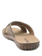 Marrón - Pavers Strappy Cushioned Slip On Sandals - Imagen 3 de 5