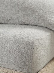 Grey Fleece Deep Fitted Sheet - Image 1 of 1