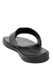 Negro - Sandalias con tira al dedo de piel premium Wallgate de Jones Bootmaker - Imagen 6 de 6