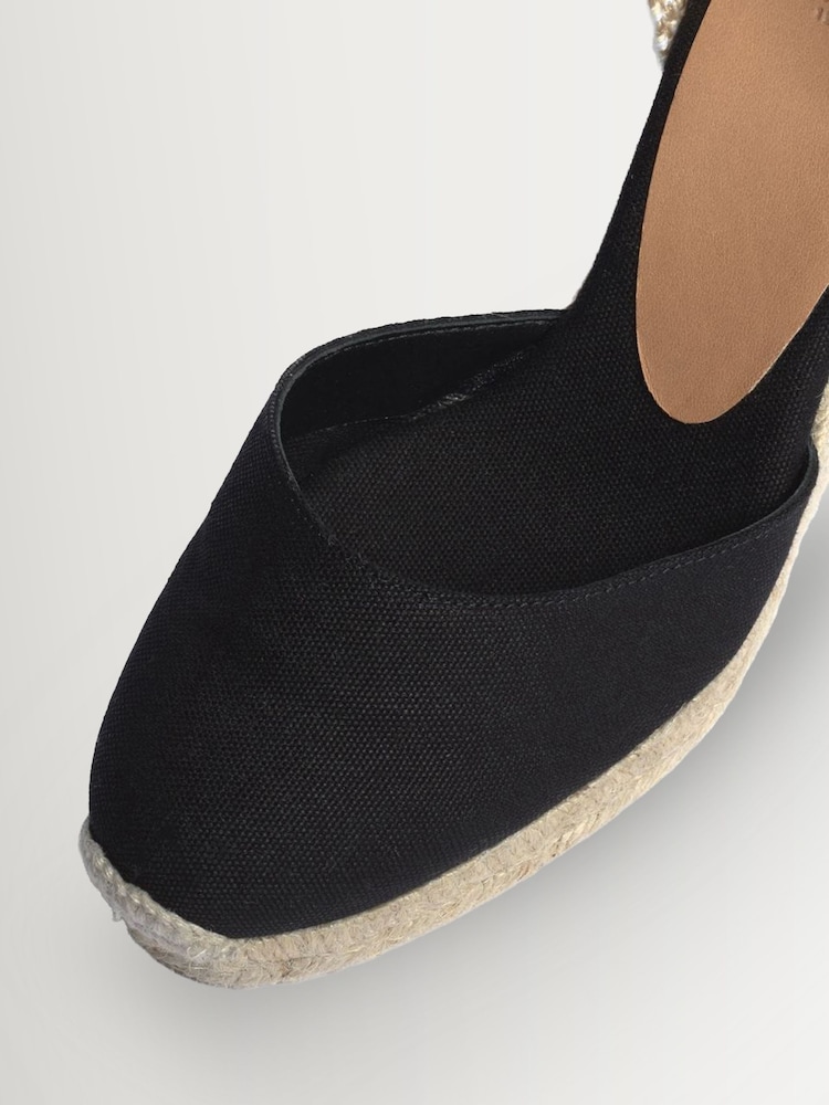 Castaner Black Carina Wedge Espadrilles - Image 5 of 5 Castaner Black Carina Wedge Espadrilles - Image 5 of 5