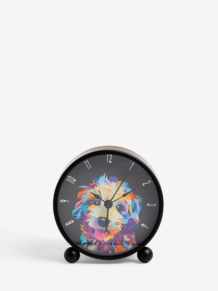 Multicolour Cockapoo Mini Alarm Clock - Image 2 of 3