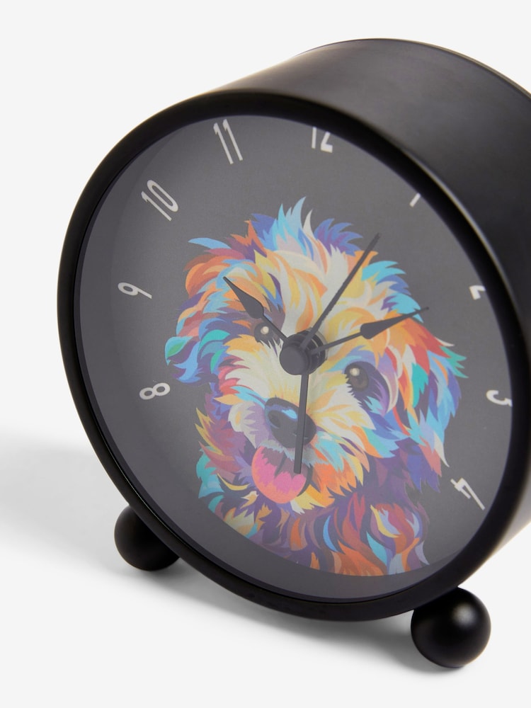 Multicolour Cockapoo Mini Alarm Clock - Image 3 of 3