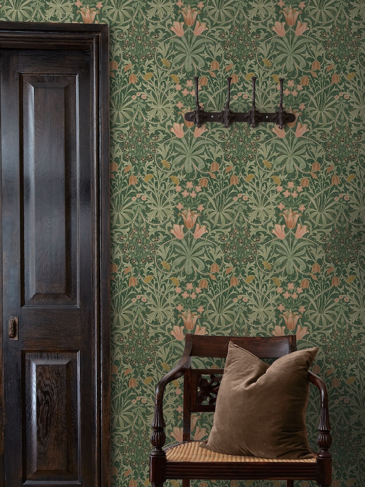 William Morris At Home Forest Woodland Weeds A4 Wallpaper Sample - Image 5 of 5 William Morris At Home Forest Woodland Weeds A4 Wallpaper Sample - Image 5 of 5