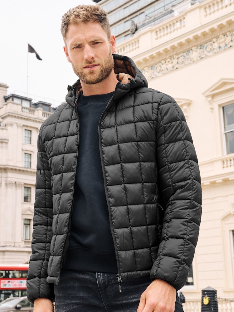 Next Lightweight Coat Lightweight Black Puffer Coat Next Black