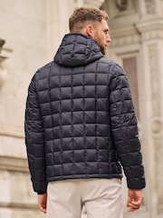 Marineblau/blau - Wasserabweisende, leichte Jacke mit quadratischem Steppmuster - Bild 4 von 12