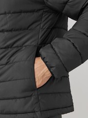 Black Shower Resistant Lightweight Puffer Jacket - Image 6 of 11