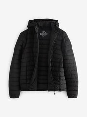 Black Shower Resistant Lightweight Puffer Jacket - Image 8 of 11