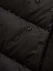 Black Longline Mock Bomber Layer Coat - Image 16 of 16