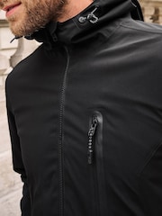Black Long Waterproof Coat - Image 9 of 16
