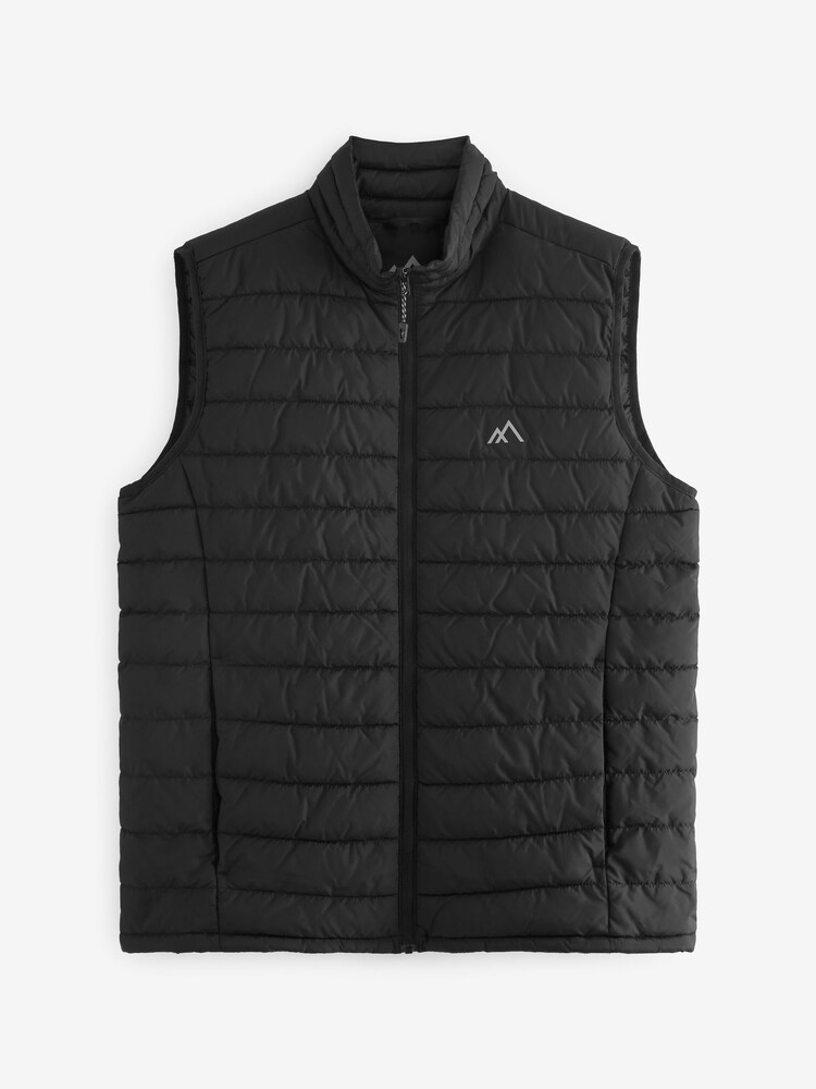 Noir - Veste sans manche matelassée imperméable légère - Image 6 of 11