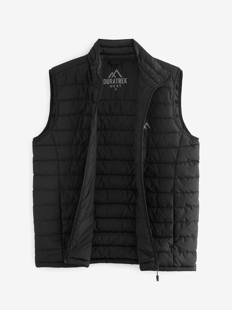 Noir - Veste sans manche matelassée imperméable légère - Image 7 of 11