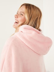 Pink - Ony Extradicker, deckenähnlicher Oversize-Kapuzenpulli aus kuscheligem Fleece - Bild 4 von 5
