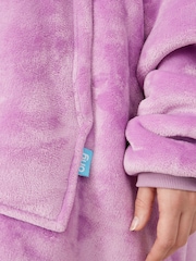 Lila - Ony Extradicker, deckenähnlicher Oversize-Kapuzenpulli aus kuscheligem Fleece - Bild 5 von 5