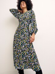 Nobody's Child Natural Katie Midi Dress - Image 3 of 5