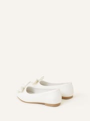 Angels By Accessorize Girls Bow Ballerina Flats - Imagen 2 de 3