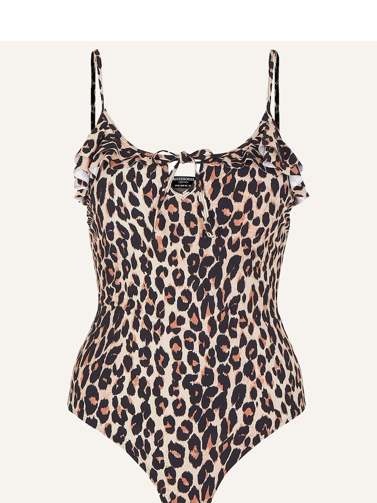 Accessorize de baie Leopard Imprimeu Volant - Image 4 of 4