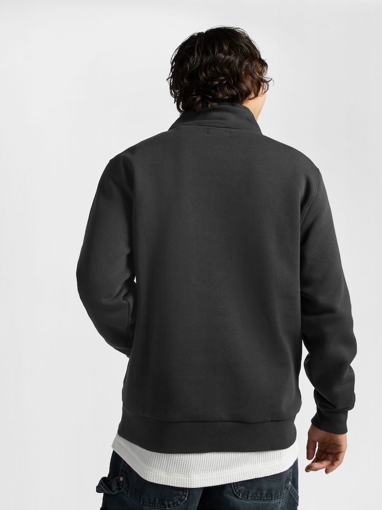 Converse Black Retro Chuck Quarter Zip Jumper - Image 2 of 5