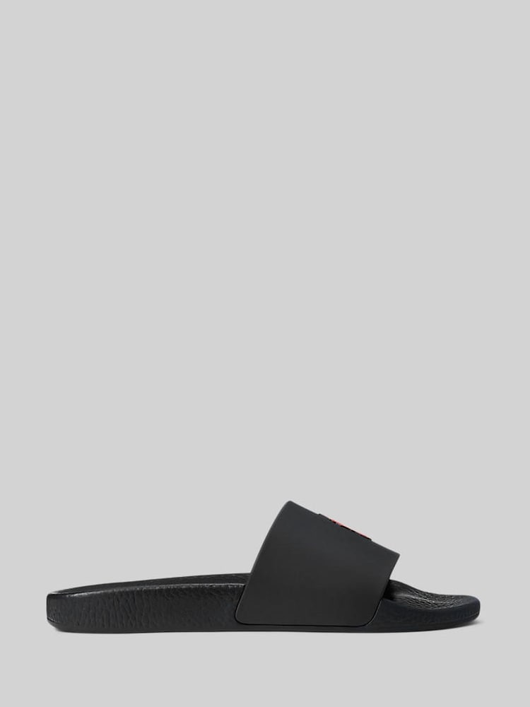 Polo Ralph Lauren Black Signature Pony Sliders - Image 2 of 4