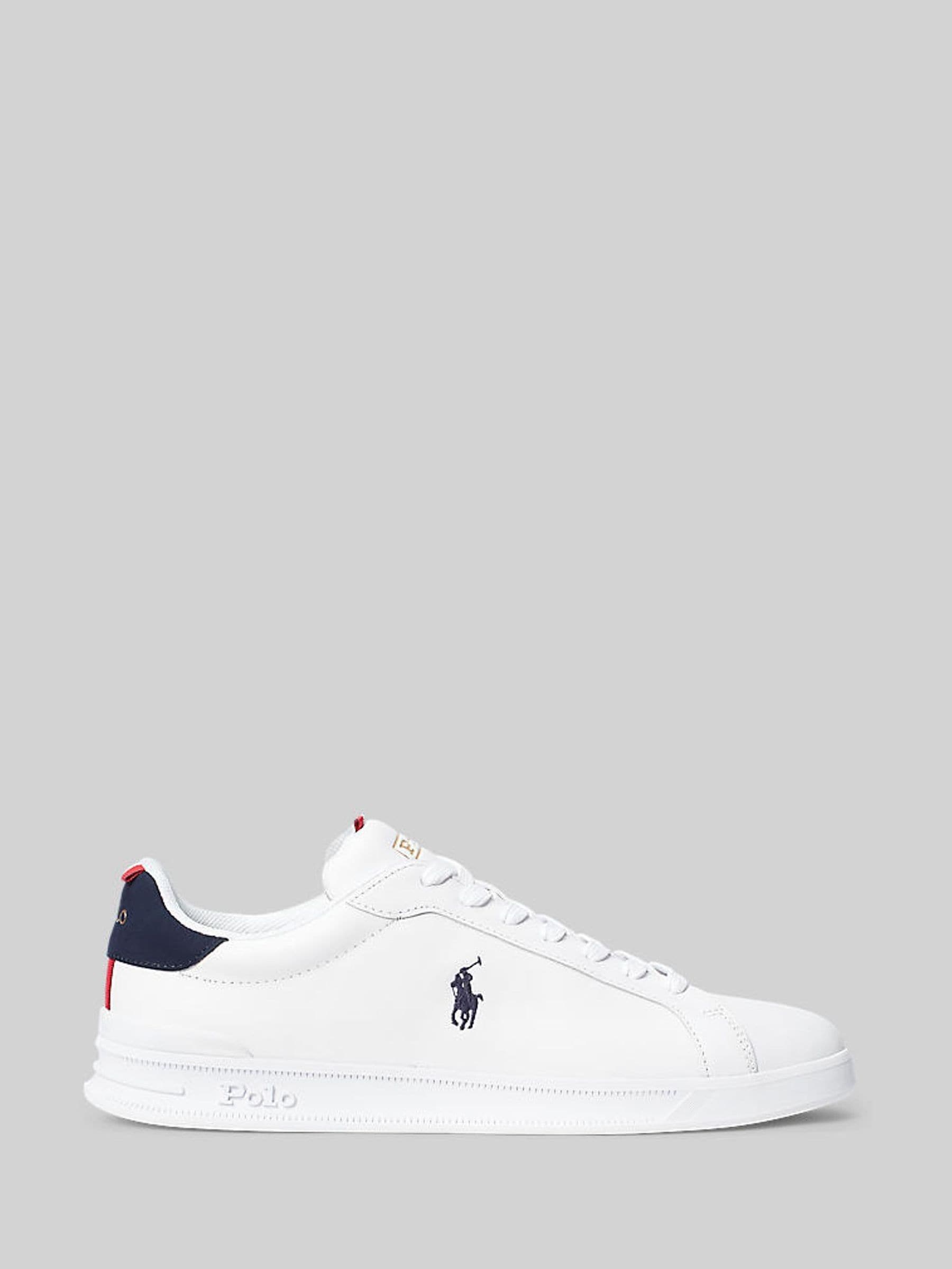 Buy Polo Ralph Lauren Leather Heritage Court II Trainers from Next Luxembourg