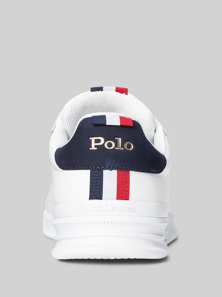 Polo Ralph Lauren Multi Leather Heritage Court II Trainers - Image 3 of 4