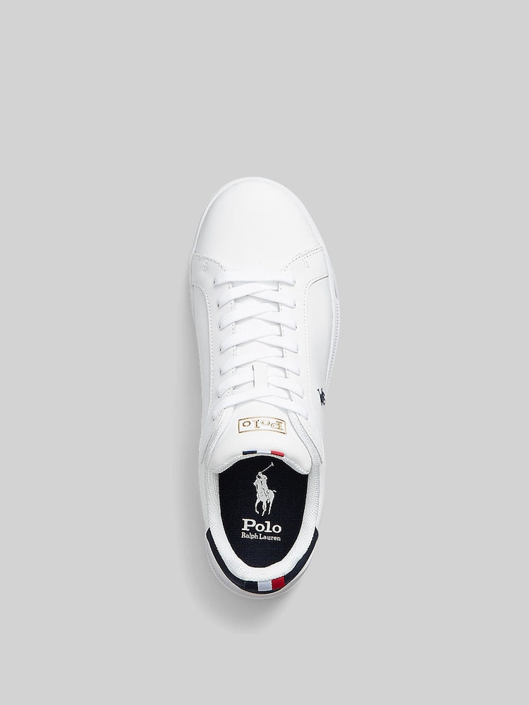 Polo Ralph Lauren Multi Leather Heritage Court II Trainers - Image 4 of 4