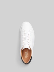 Polo Ralph Lauren Black Jermain Leather Trainers - Image 4 of 4