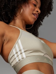 adidas Cream Hyperglam Shine Bralette - Image 10 of 14