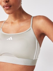 adidas Cream Hyperglam Shine Bralette - Image 14 of 14